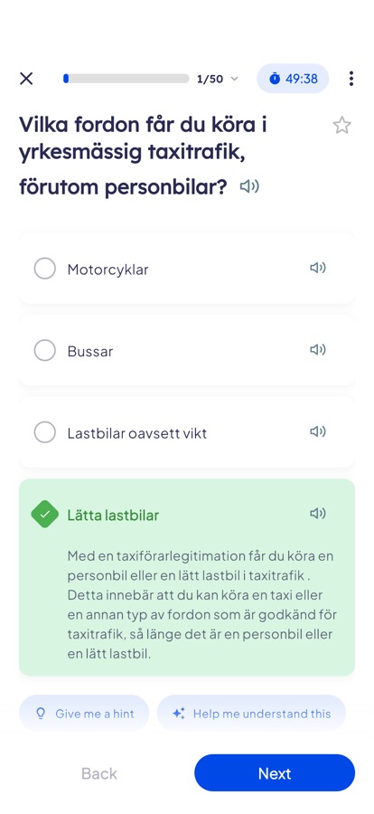 Provfråga med förklaring